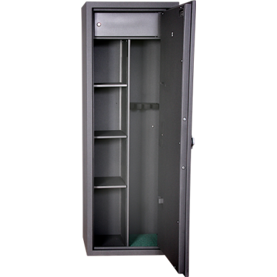 Kombinovaný skříňový trezor na tři zbraně IVETA 5 PMEk/3